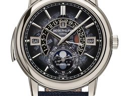 Patek Philippe Minute Repeater Perpetual Calendar 5316/50P-001 (Unknown (random serial)) - Blue dial 40 mm Platinum case