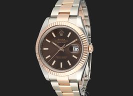 Rolex Datejust 41 126331 (2023) - Bruin wijzerplaat 41mm Goud/Staal