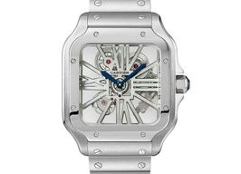 Cartier Santos WHSA0015 (2025) - Transparent dial 40 mm Steel case