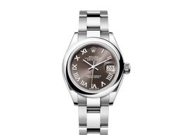 Rolex Lady-Datejust 279160-0012 (2024) - Grey dial 28 mm Steel case