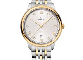 Omega De Ville 434.20.40.20.52.001 (2025) - Zilver wijzerplaat 40mm Goud/Staal