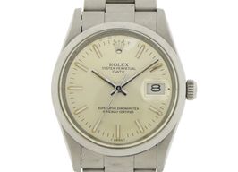 Rolex Oyster Perpetual Date 15000 (1982) - Champagne dial 34 mm Steel case