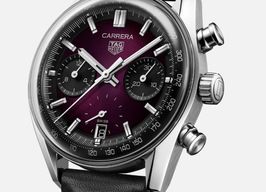 TAG Heuer Carrera CBS2219.FC6607 (2025) - Paars wijzerplaat 39mm Staal