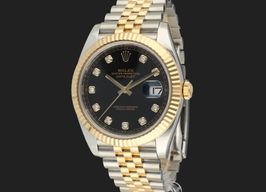 Rolex Datejust 41 126333 (2020) - Black dial 41 mm Gold/Steel case