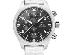 IWC Pilot Chronograph Top Gun IW389105 (2025) - Zwart wijzerplaat 45mm Keramiek