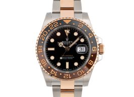 Rolex GMT-Master II 126711CHNR (2023) - Zwart wijzerplaat 40mm Goud/Staal
