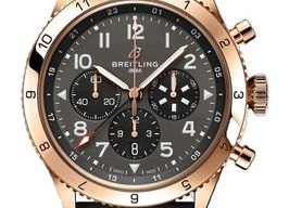 Breitling Super Avi RB04451A1B1X1 (2026) - Grijs wijzerplaat 46mm Roodgoud