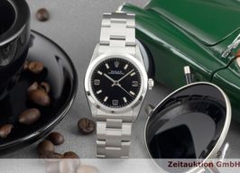 Rolex Oyster Perpetual 31 67480 (Onbekend (willekeurig serienummer)) - Zwart wijzerplaat 31mm Staal