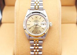 Rolex Lady-Datejust 69173 (1998) - Champagne dial 26 mm Gold/Steel case