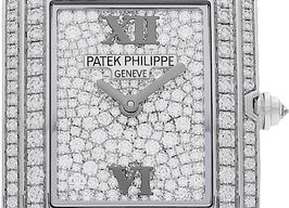 Patek Philippe Twenty~4 4910/52G-001 (2022) - Diamant wijzerplaat 26mm Staal