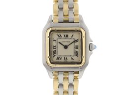 Cartier Panthère 66921 (Unknown (random serial)) - White dial 22 mm Gold/Steel case