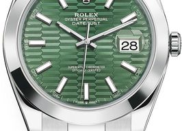 Rolex Datejust 41 126300 (2024) - Green dial 41 mm Steel case