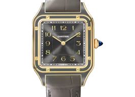 Cartier Santos Dumont WGSA0097 (2025) - Grey dial 31 mm Yellow Gold case