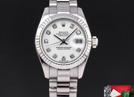 Rolex Lady-Datejust 179179 (2004) - Wit wijzerplaat 26mm Witgoud