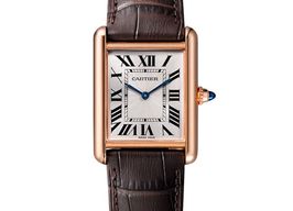 Cartier Tank Louis Cartier WGTA0011 (2024) - Zilver wijzerplaat 26mm Roségoud