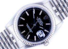 Rolex Datejust 36 16234 (1991) - Zwart wijzerplaat 36mm Staal