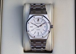 Audemars Piguet Royal Oak Selfwinding 15300ST (2011) - Wit wijzerplaat 39mm Staal