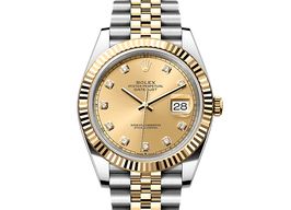 Rolex Datejust 41 126333 (2025) - Champagne wijzerplaat 41mm Goud/Staal