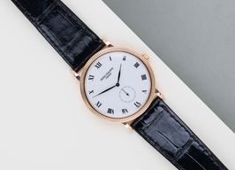 Patek Philippe Calatrava 3919R-001 (2003) - Wit wijzerplaat 34mm Roségoud