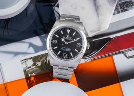 Rolex Explorer 214270 (2014) - Zwart wijzerplaat 39mm Staal