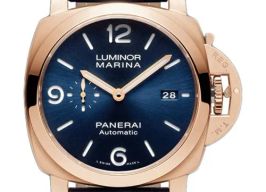 Panerai Luminor Marina PAM01112 (2026) - Blauw wijzerplaat 44mm Roodgoud