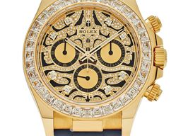 Rolex Daytona 116588TBR (Unknown (random serial)) - Diamond dial 40 mm Yellow Gold case