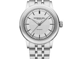 Raymond Weil Millesime 2125-ST-65001 (2026) - Zilver wijzerplaat 35mm Staal