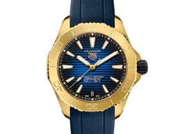 TAG Heuer Aquaracer WBP5152.FT6210 (2023) - Blauw wijzerplaat 40mm Brons