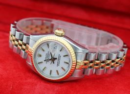 Rolex Lady-Datejust 69173 (Onbekend (willekeurig serienummer)) - Wit wijzerplaat 26mm Goud/Staal