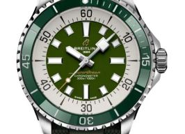 Breitling Superocean 44 A17376A31L1S1 (2026) - Groen wijzerplaat 44mm Staal