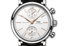 IWC Portofino Chronograph IW391406 (2024) - Zilver wijzerplaat 39mm Staal