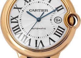 Cartier Ballon Bleu 42mm W6900551 (2015) - Silver dial 42 mm Yellow Gold case