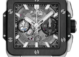 Hublot Square Bang 821.NM.0170.RX (2025) - Transparant wijzerplaat 42mm Titanium