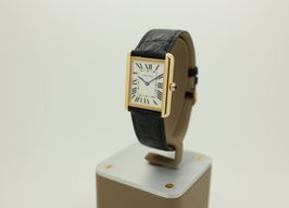Cartier Tank Solo W5200004 (2020) - Zilver wijzerplaat 35mm Geelgoud