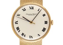 IWC Portofino Unknown (1978) - White dial 34 mm Yellow Gold case