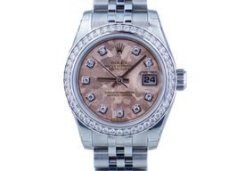 Rolex Lady-Datejust 179384 (2011) - Zwart wijzerplaat 26mm Staal