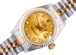 Rolex Lady-Datejust 69173 (1988) - Champagne dial 26 mm Gold/Steel case