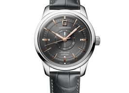 Longines Conquest Heritage L1.648.4.62.2 (2024) - Grijs wijzerplaat 38mm Staal