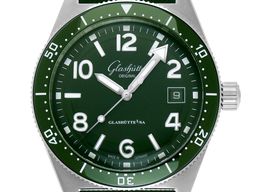 Glashütte Original SeaQ 1-39-11-13-83-37 (2025) - Green dial 40 mm Steel case