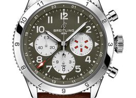 Breitling Super Avi AB04452A1L1X1 (2026) - Groen wijzerplaat 46mm Staal