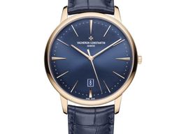 Vacheron Constantin Patrimony 85180/000R-B515 (2025) - Blue dial 40 mm Rose Gold case