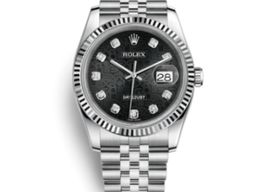 Rolex Datejust 36 116234 (2015) - Black dial 36 mm Steel case