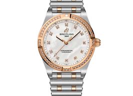Breitling Chronomat U72310531A1U1 (2025) - Wit wijzerplaat 28mm Goud/Staal