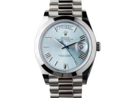Rolex Day-Date 40 228206 (2023) - Blue dial 40 mm Platinum case