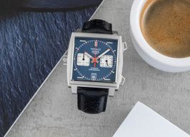 TAG Heuer Monaco Calibre 11 CAW211P.FC6356 (Unknown (random serial)) - Blue dial 39 mm Steel case