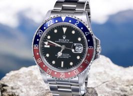 Rolex GMT-Master 16700 (1987) - Zwart wijzerplaat 40mm Staal