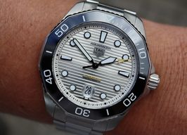 TAG Heuer Aquaracer 300M WBP201C.BA0632 (2024) - Grijs wijzerplaat 43mm Staal