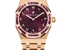 Audemars Piguet Royal Oak 67656OR.GR.1261OR.01 (2025) - Paars wijzerplaat 33mm Roségoud