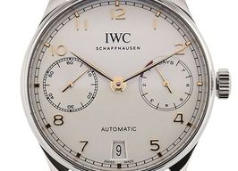 IWC Portuguese Automatic IW500704 (2024) - Zilver wijzerplaat 42mm Staal