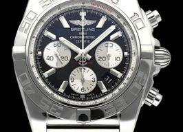 Breitling Chronomat 44 AB0110 (2015) - Zwart wijzerplaat 44mm Staal